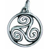 Medium Circled Triskel Pendant