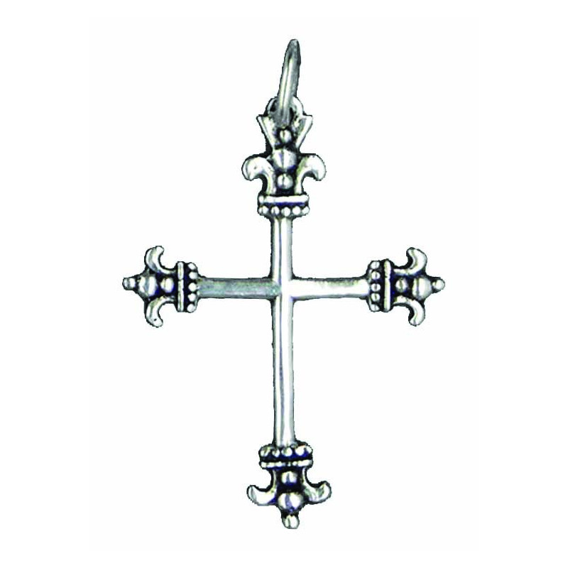 Fine Cross with Lilies