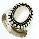 oval mirror ring 7g