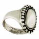 Bague ovale miroir