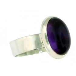 Toulhoat small oval amethyst ring 6.5g
