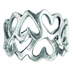 Heart Chain Ring