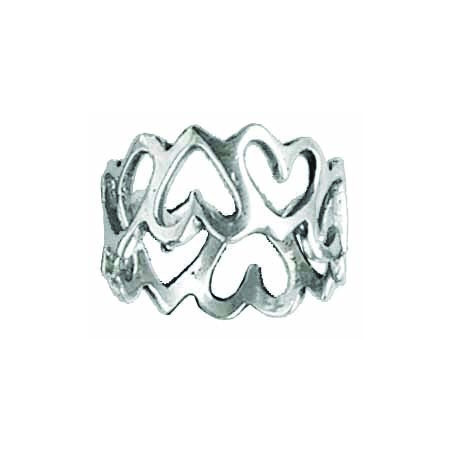 Heart Chain Ring