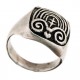 ram-horn signet ring 9g