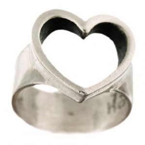 Toulhoat big heart ring 7g