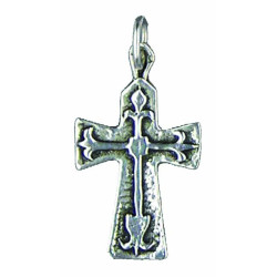 Croix À Motif De Fleur De Lys