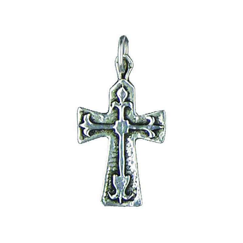 Croix À Motif De Fleur De Lys