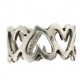 Toulhoat heart-chain ring 3.3g