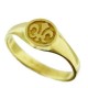 Toulhoat small signet ring 3.2g