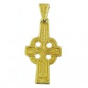 Grande croix celte bélière ornée Toulhoat