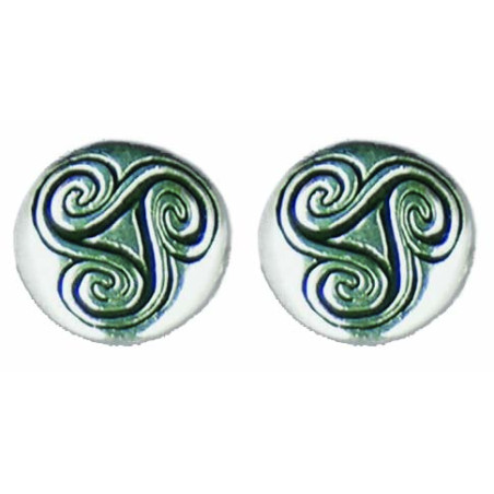 Round Triskel Buttons