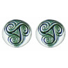 Round Triskel Buttons