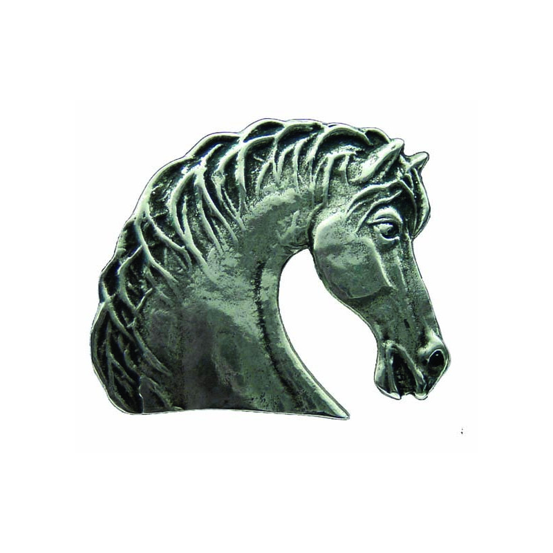 Large Horse Head Brooch