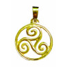 Circled Triskel Pendant
