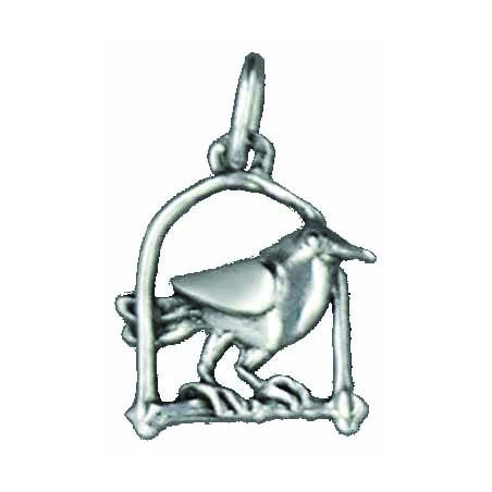 Perched Bird Pendant