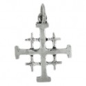 Toulhoat middle-sized Jerusalem cross 2.5cm