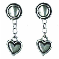 Heart-shaped Op Pendants