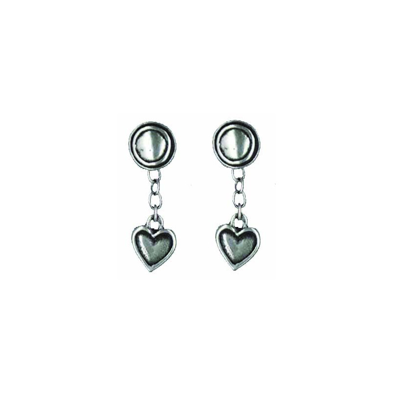 Heart-shaped Op Pendants