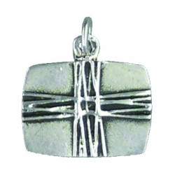 Croix Roseaux Sur Médaille