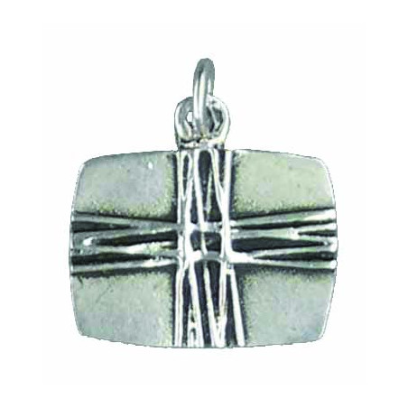 Croix Roseaux Sur Médaille