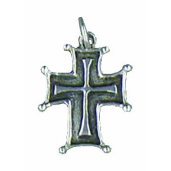 Raised Cross with Rim, Speckled