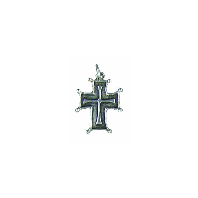 Raised Cross with Rim, Speckled