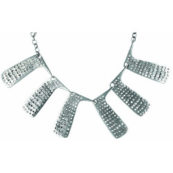 6 Birds in Mesh Necklace