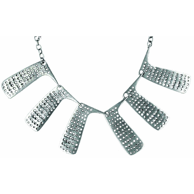 6 Birds in Mesh Necklace