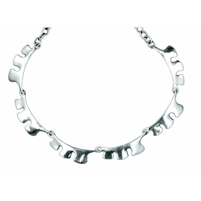 6-Element Ruched Necklace