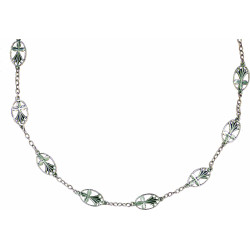 Sautoir Médaille Hermine 19 Élém.