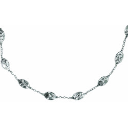 Sautoir Médaille Fleur 19 Elts