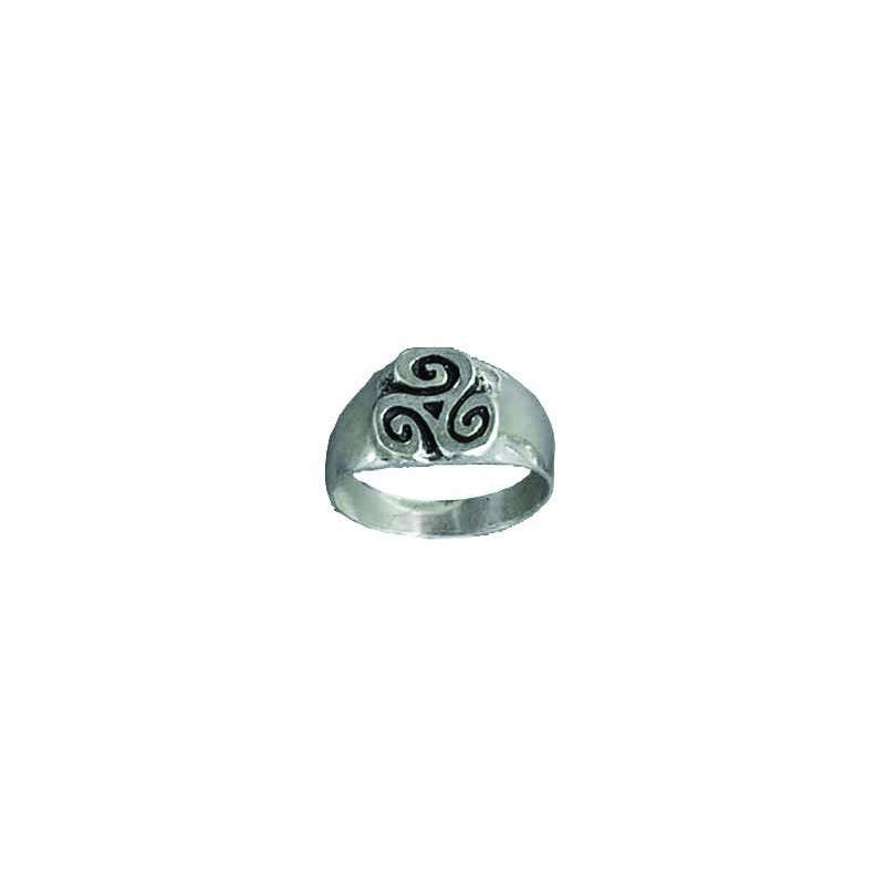 Small Triskel Signet Ring