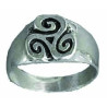 Small Triskel Signet Ring