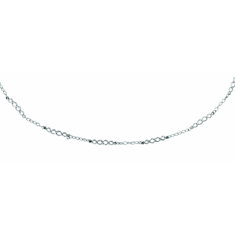 Fine Twisted Necklace 19 Elements