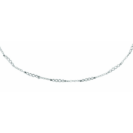 Fine Twisted Necklace 19 Elements