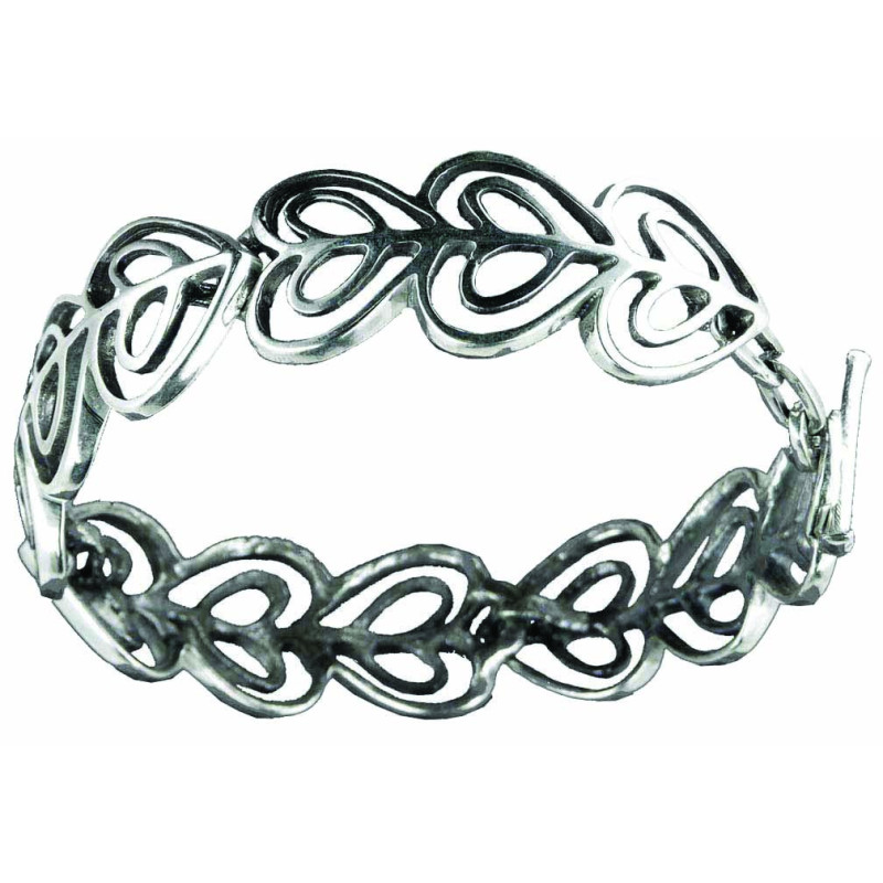 Brac. Petits Cœurs 4 Elts 17,5 Cm