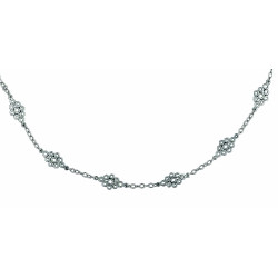 Treille necklace, 17 pieces, approximately 82 cm.