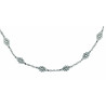 Treille necklace, 17 pieces, approximately 82 cm.