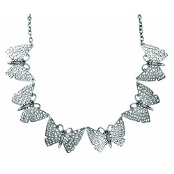 Collier Papillons 6 Elts Identiques