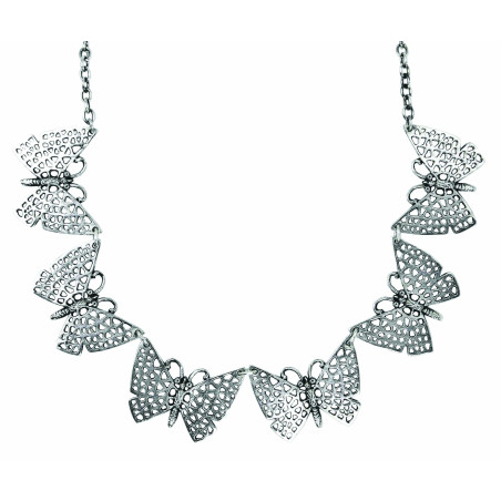 Collier Papillons 6 Elts Identiques