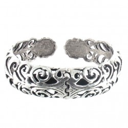 Bracelet Toulhoat clic-clac fleur