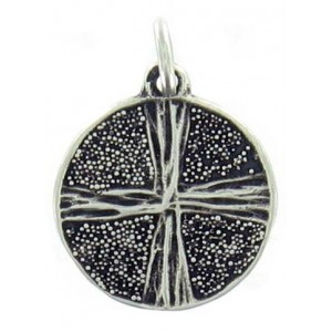 Médaille croix sur granulation